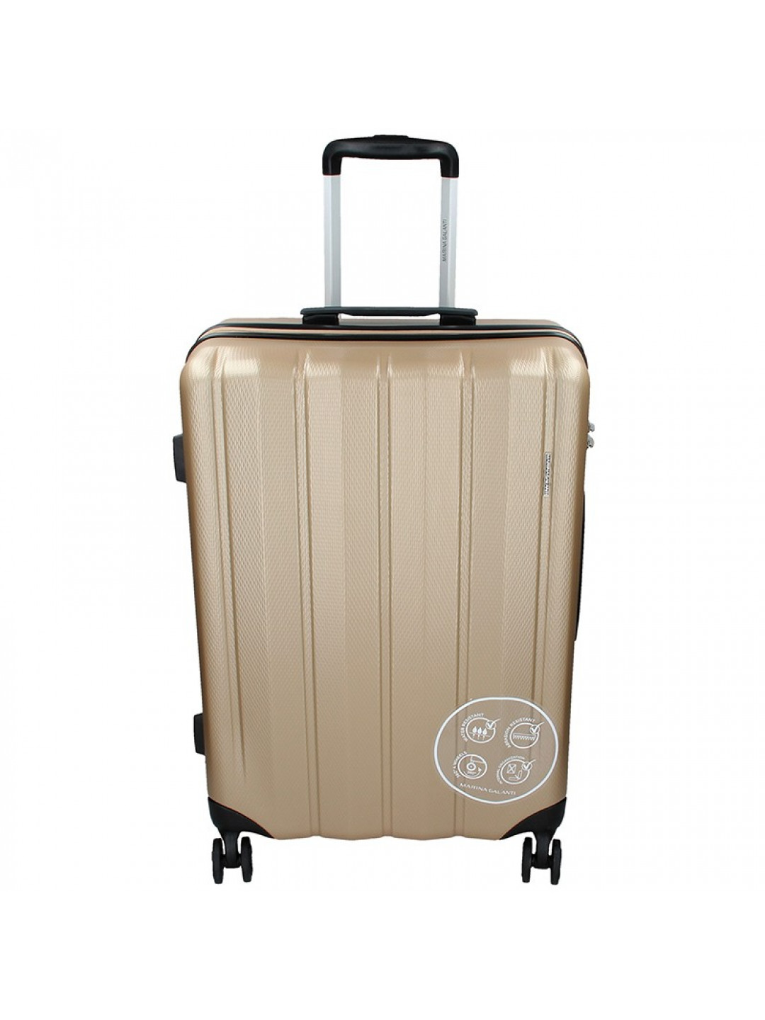 Cestovní kufr Marina Galanti Nova L – zlatá